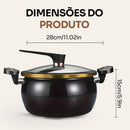 Kit 2 Panelas de Micropressão Antiaderente e Antiexplosiva