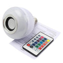 Lâmpada LED Bluetooth com Caixa de Som e Controle Remoto 12W