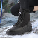 Kit Bota Militar Swat Military + 2 Brindes Táticos: Calça Militar e Relógio Tático