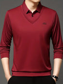 [PAGUE 2 LEVE 4] Camisa Polo Casual Makland em Malha de Seda Gelo e Poliéster