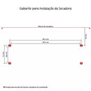 Secadora de Roupa 8 kg com timer ar quente e frio + Omo Lava Roupas de Brinde